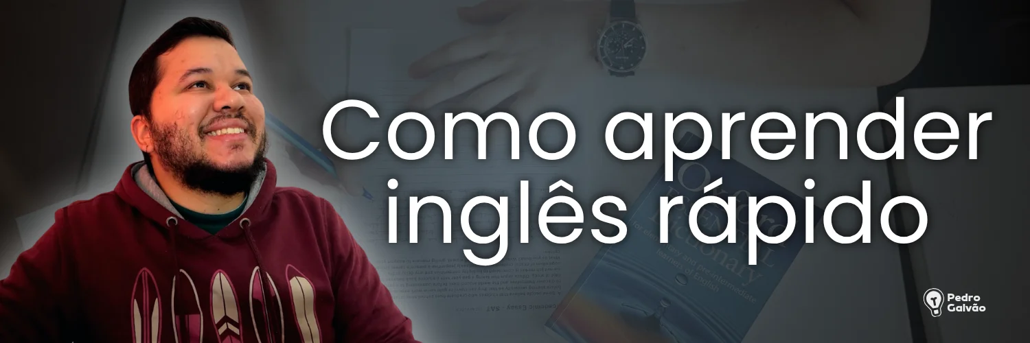 como aprender inglês rápido