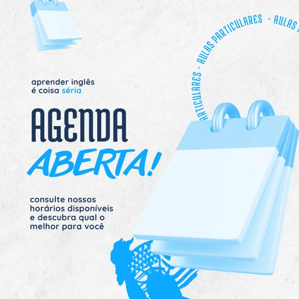 agenda aberta - aulas particulares