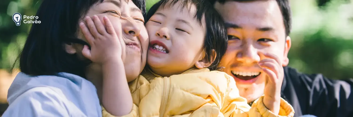 Membros da família em japonês